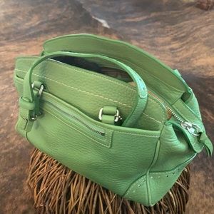 Green small bowling bag